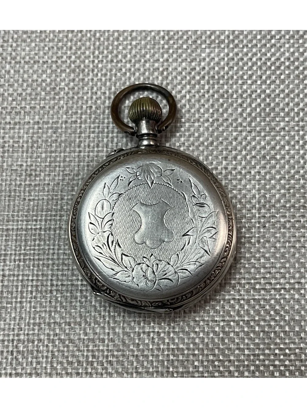 Antique Cylindre 10 Rubis 800 SILVER Pocket Watch ( Parts/Repair )